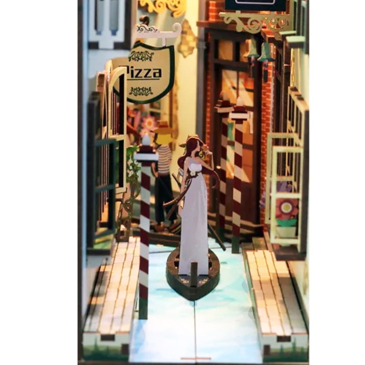 Miniaturowy domek DIY Book Nook - Podróż do Wenecji*