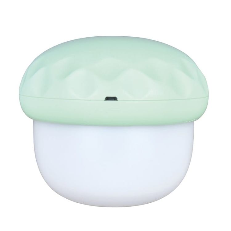 Lampka nocna dla dzieci projektor grzybek seledynowa