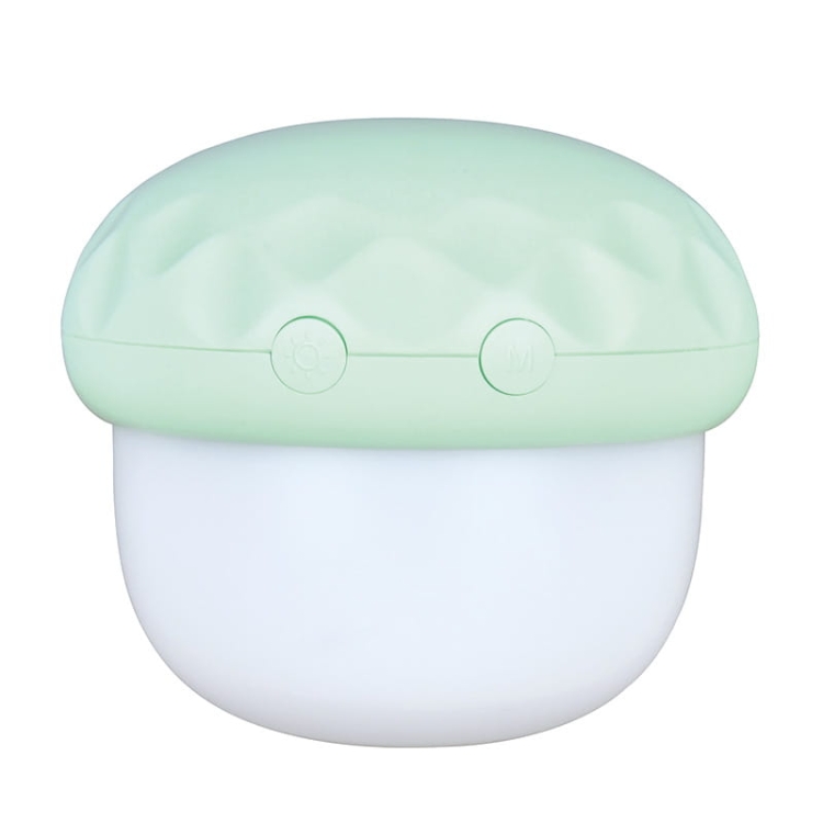 Lampka nocna dla dzieci projektor grzybek seledynowa