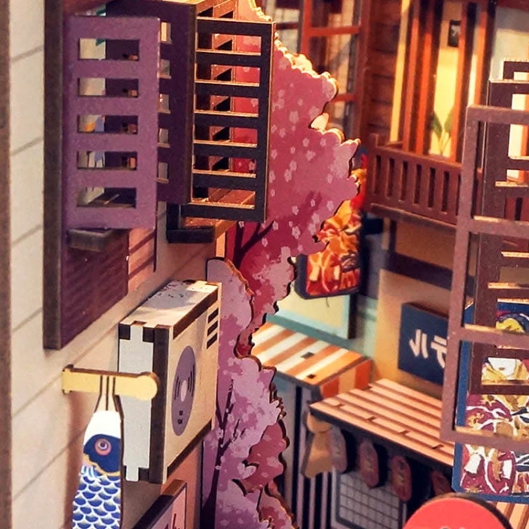 Miniaturowy domek Book Nook - Japoński sklepik