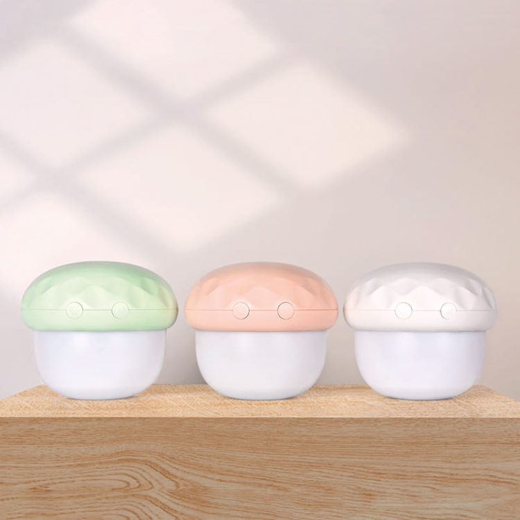 Lampka nocna dla dzieci projektor grzybek biały