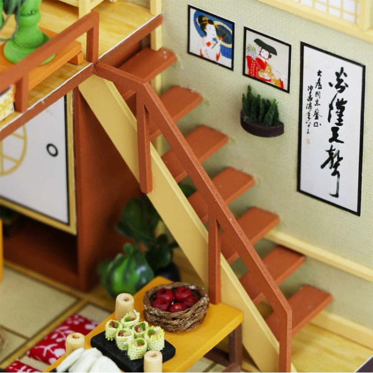 Miniaturowy domek - Matcha na tatami