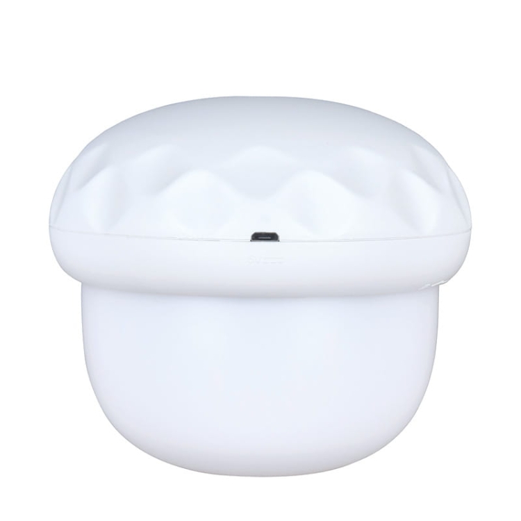 Lampka nocna dla dzieci projektor grzybek biały