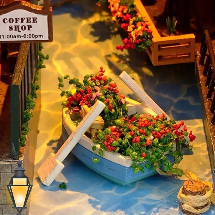 Miniaturowy domek DIY Book Nook - Miasteczko Colmar