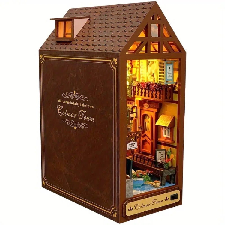 Miniaturowy domek DIY Book Nook - Miasteczko Colmar