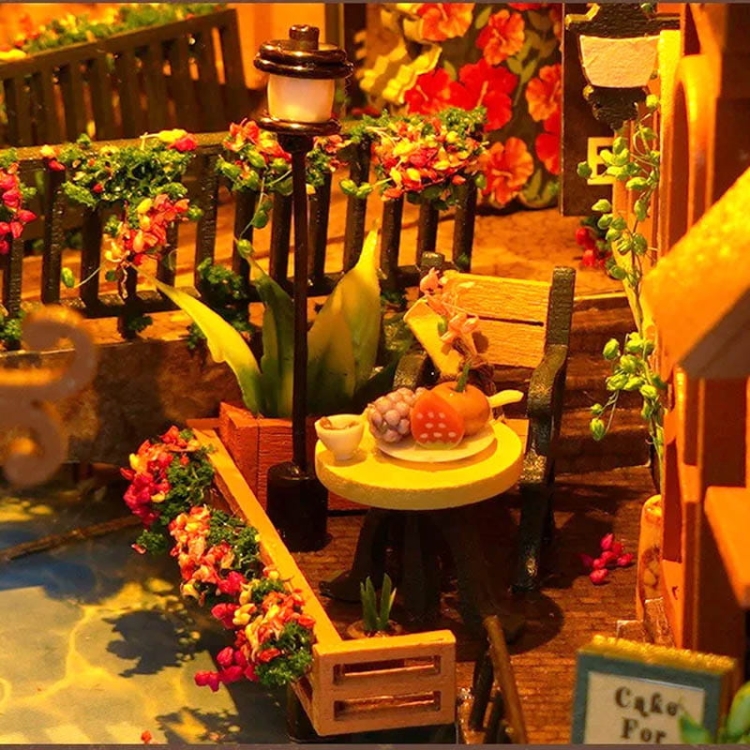 Miniaturowy domek DIY Book Nook - Miasteczko Colmar