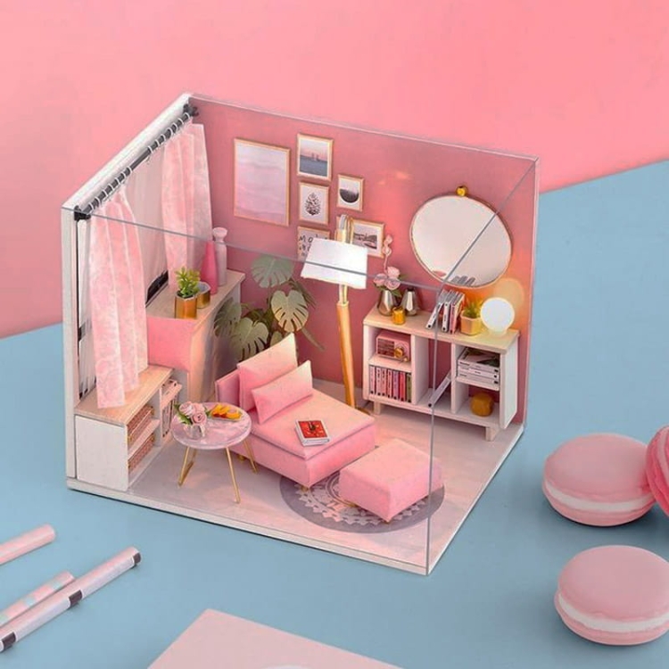 Miniaturowy domek - Pokój Zosi*