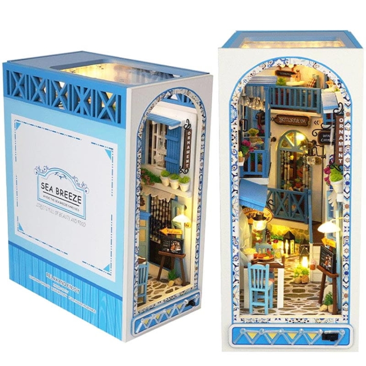 Miniaturowy domek Book Nook - Morska Bryza