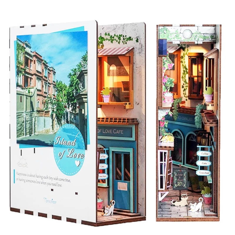 Miniaturowy domek Book Nook - Szczęśliwa wyspa