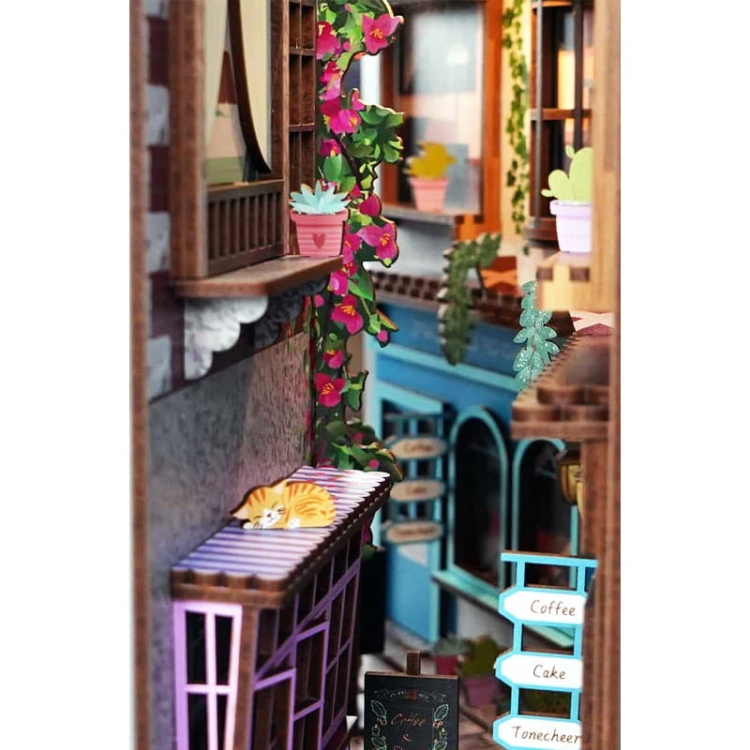 Miniaturowy domek Book Nook - Szczęśliwa wyspa