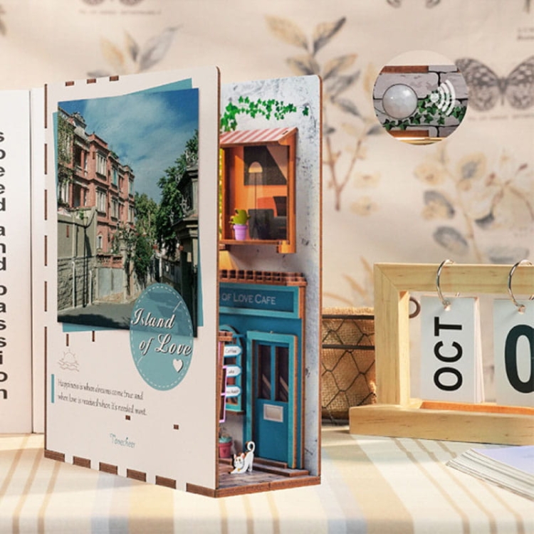 Miniaturowy domek Book Nook - Szczęśliwa wyspa