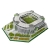 Stadion piłkarski - ALLIANZ PARQUE – Palmeiras FC – Puzzle 3D 106 elementów