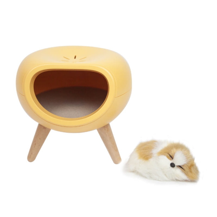 Lampka nocna dla dzieci z pieskiem żółta