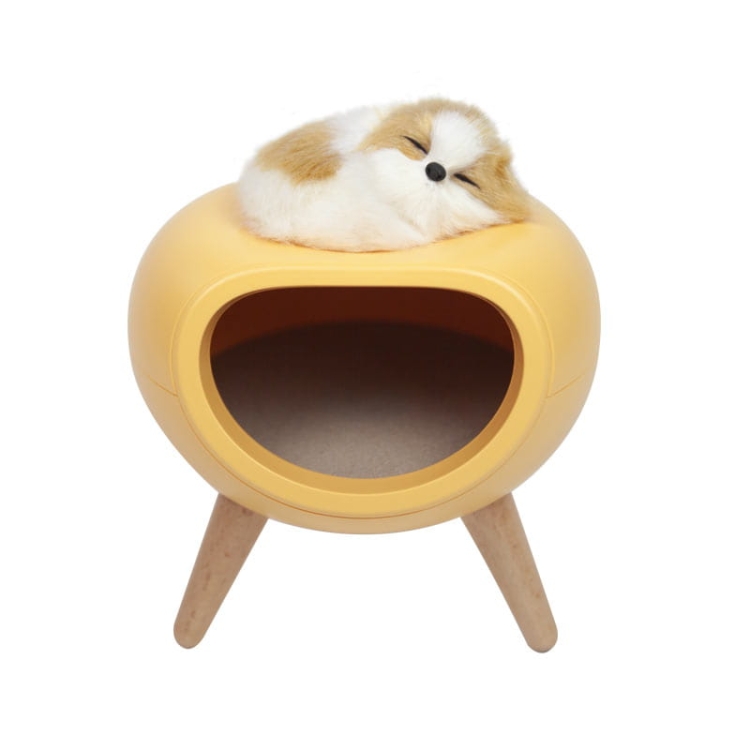 Lampka nocna dla dzieci z pieskiem żółta