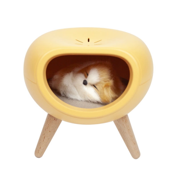 Lampka nocna dla dzieci z pieskiem żółta