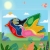 Puzzle drewniane - Ptaszek