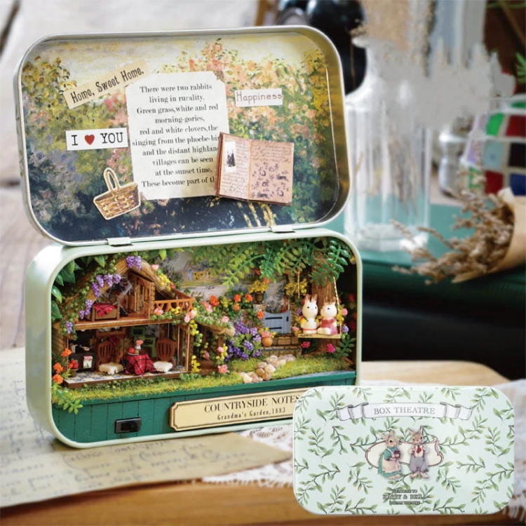 Miniaturowy domek - Sielski zakątek