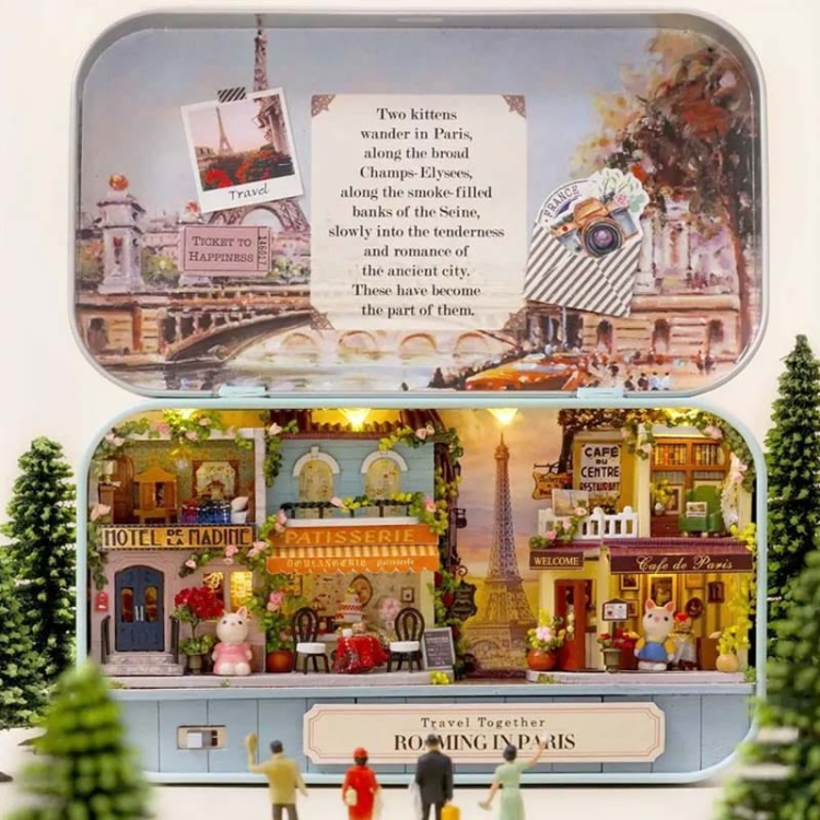 Miniaturowy domek - Zabłądzić w Paryżu