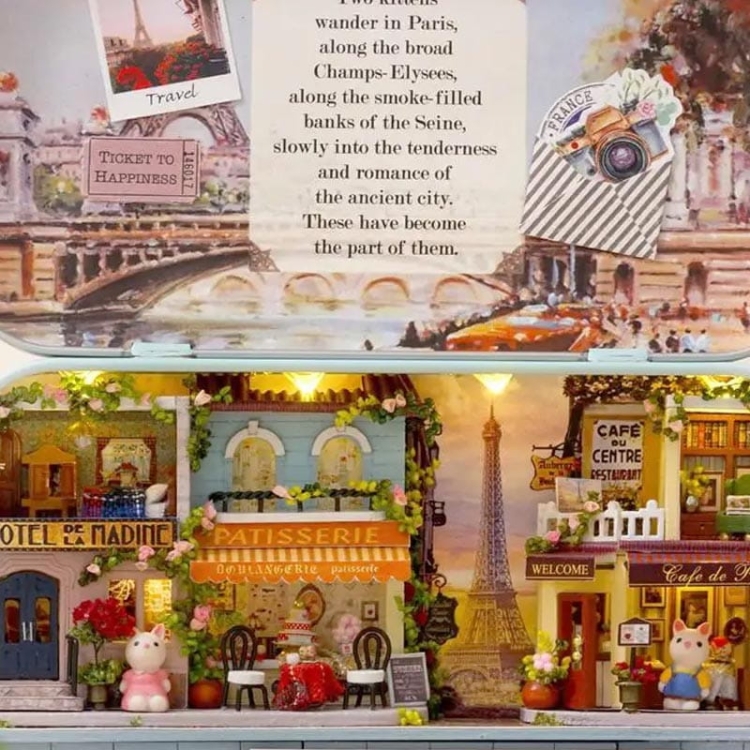Miniaturowy domek - Zabłądzić w Paryżu