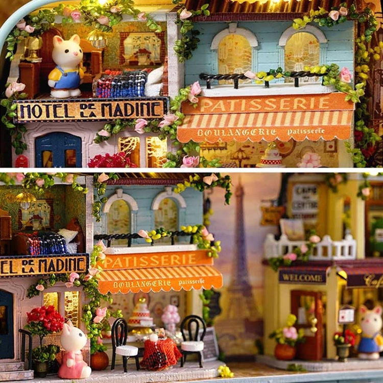 Miniaturowy domek - Zabłądzić w Paryżu
