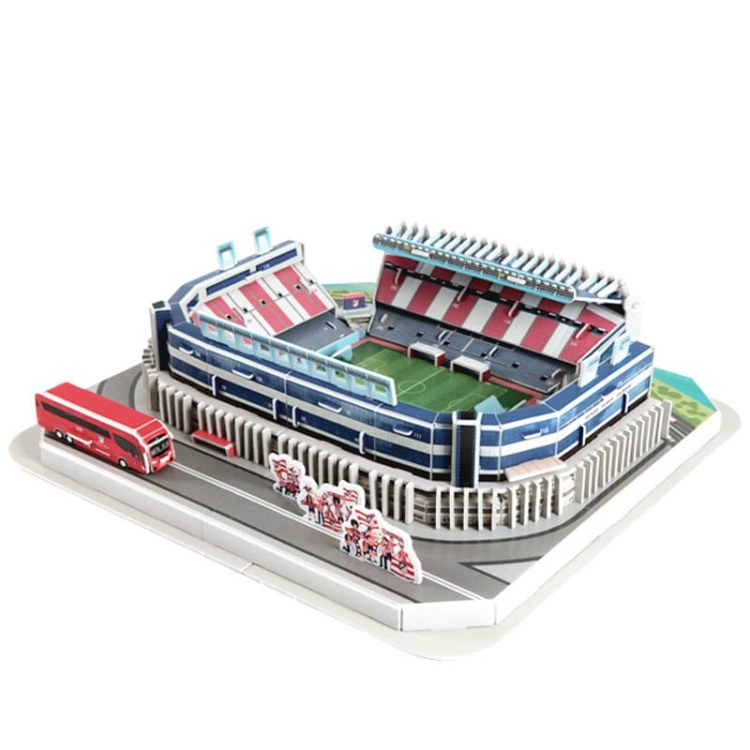 Stadion piłkarski - VINCENTE CALDERON - Atlectico Madryt FC - Puzzle 3D 156 elementów