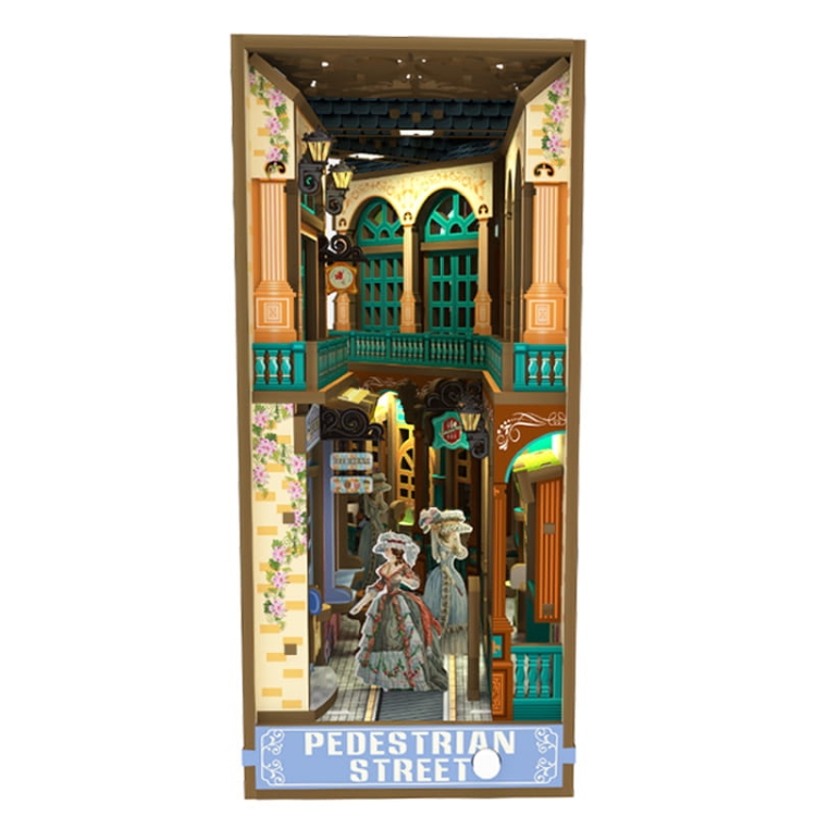 Miniaturowy domek Book Nook - Wiktoriańska uliczka