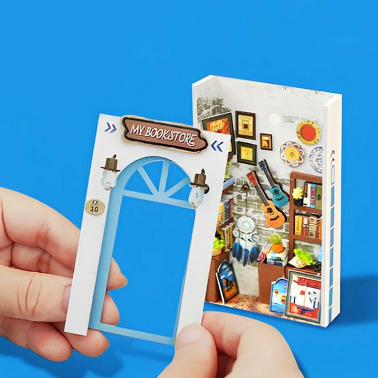 Miniaturowy domek Book Nook - Morska Bryza