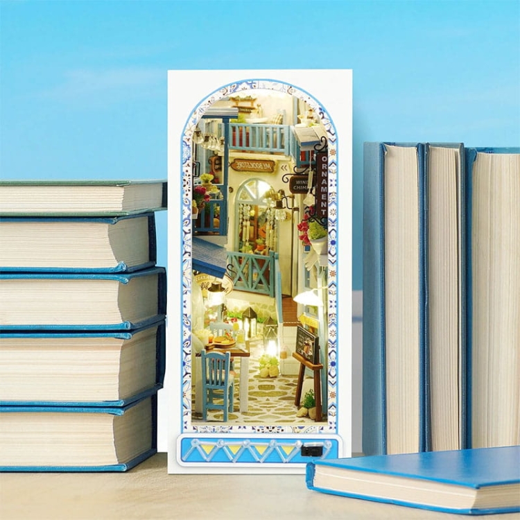 Miniaturowy domek Book Nook - Morska Bryza
