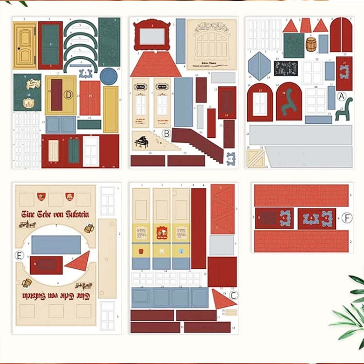 Miniaturowy domek Book Nook - Spacer pod gwiazdami