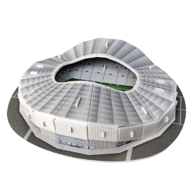Mini stadion piłkarski - VELODROME - Olympique Marsylia FC - Puzzle 3D 33 elementy