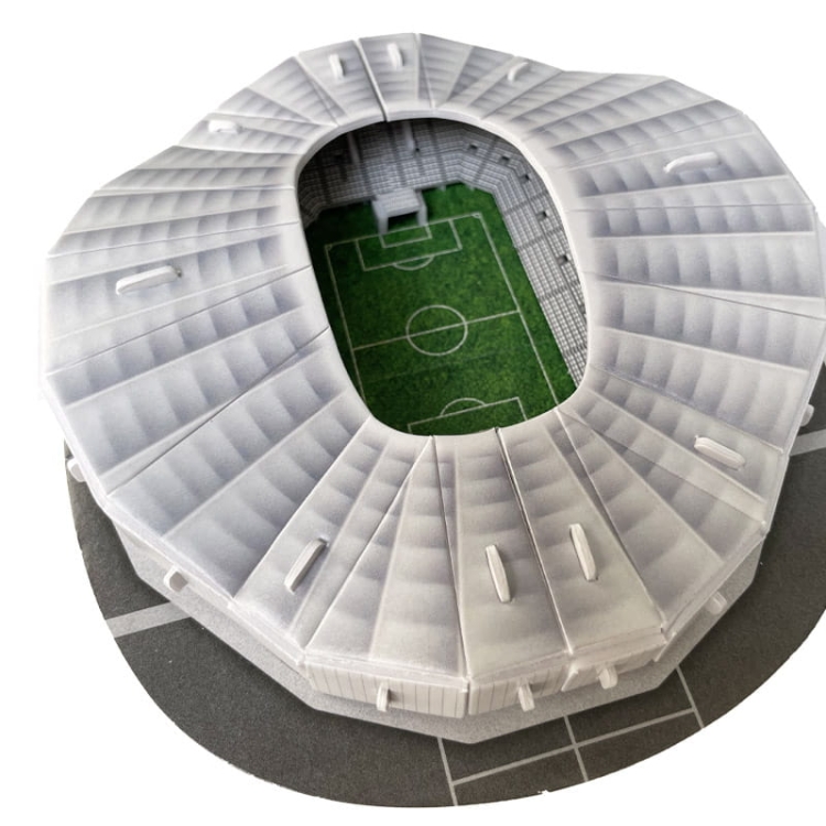Mini stadion piłkarski - VELODROME - Olympique Marsylia FC - Puzzle 3D 33 elementy