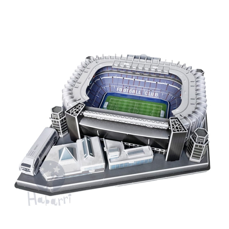 Stadion piłkarski - SANTIAGO BERNABEU - Real Madryt FC - Puzzle 3D 139 elementów
