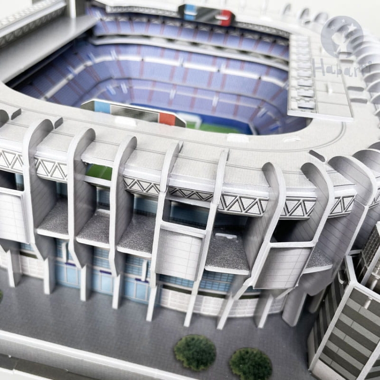 Stadion piłkarski - SANTIAGO BERNABEU - Real Madryt FC - Puzzle 3D 139 elementów