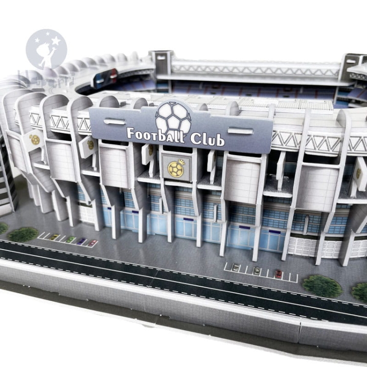 Stadion piłkarski - SANTIAGO BERNABEU - Real Madryt FC - Puzzle 3D 139 elementów