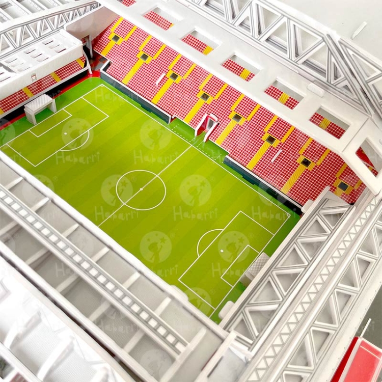 Stadion piłkarski - ANFIELD - FC Liverpool - Puzzle 3D 113 elementów