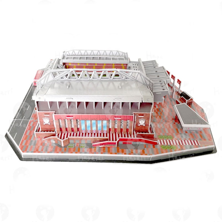 Stadion piłkarski - ANFIELD - FC Liverpool - Puzzle 3D 113 elementów