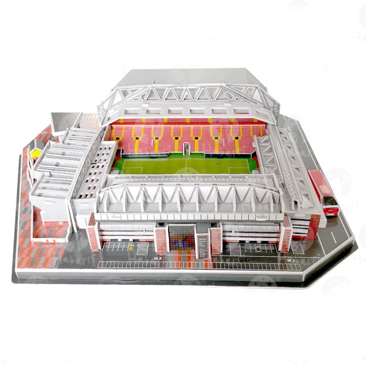 Stadion piłkarski - ANFIELD - FC Liverpool - Puzzle 3D 113 elementów