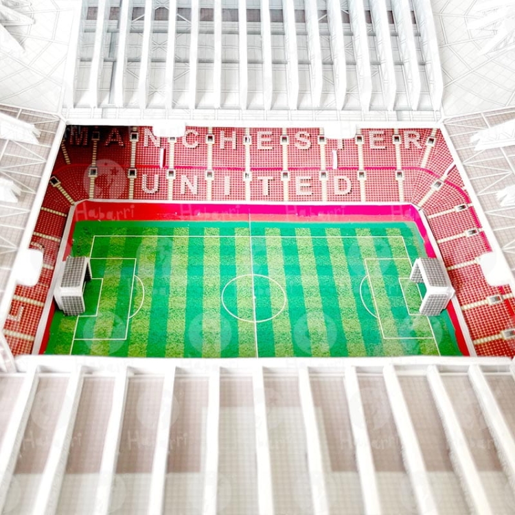 Stadion piłkarski - OLD TRAFFORD - FC Manchester United - Puzzle 3D 138 elementów