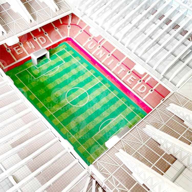 Stadion piłkarski - OLD TRAFFORD - FC Manchester United - Puzzle 3D 138 elementów