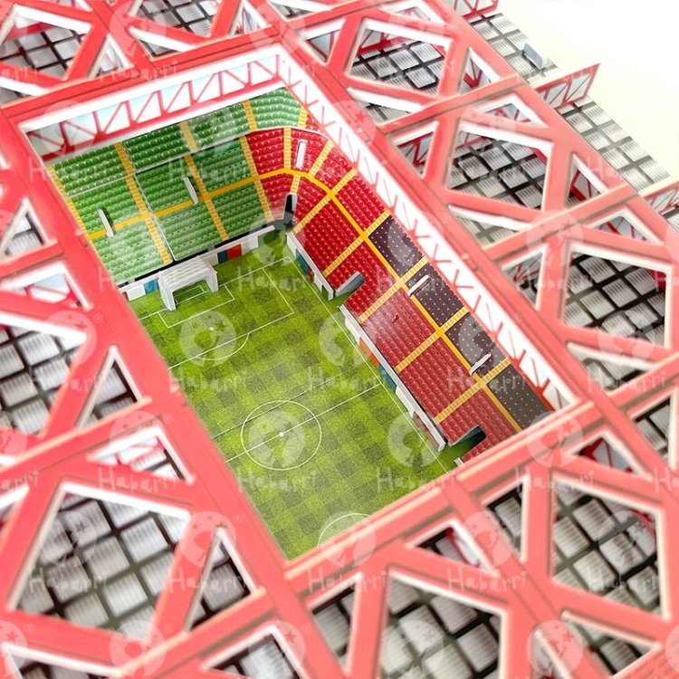 Stadion piłkarski - SAN SIRO - FC AC Milan + Inter Mediolan - Puzzle 3D 113 elementów