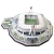 Stadion piłkarski - ALLIANZ JUVENTUS - FC Juventus - Puzzle 3D 85 elementów