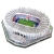 Stadion piłkarski - PARC DEC PRINCES - FC Paris Saint Germain - Puzzle 3D 123 elementy