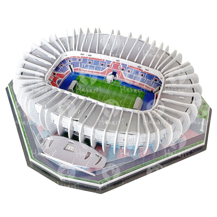Stadion piłkarski - PARC DEC PRINCES - FC Paris Saint Germain - Puzzle 3D 123 elementy