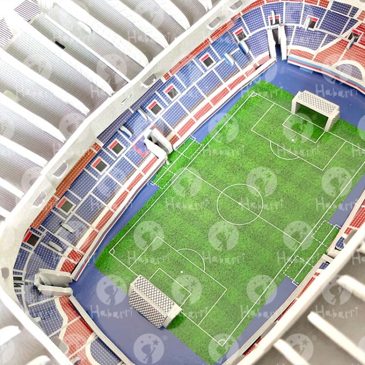 Stadion piłkarski - PARC DEC PRINCES - FC Paris Saint Germain - Puzzle 3D 123 elementy