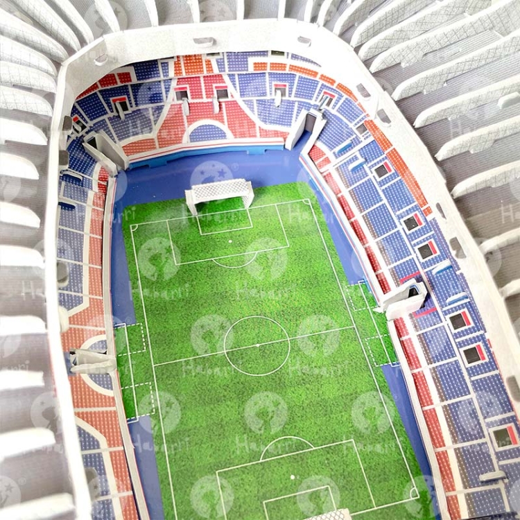 Stadion piłkarski - PARC DEC PRINCES - FC Paris Saint Germain - Puzzle 3D 123 elementy