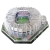 Stadion piłkarski - PARC DEC PRINCES - FC Paris Saint Germain - Puzzle 3D 123 elementy