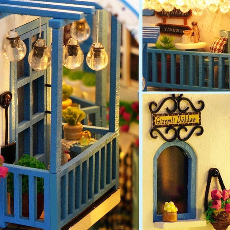 Miniaturowy domek Book Nook - Morska Bryza