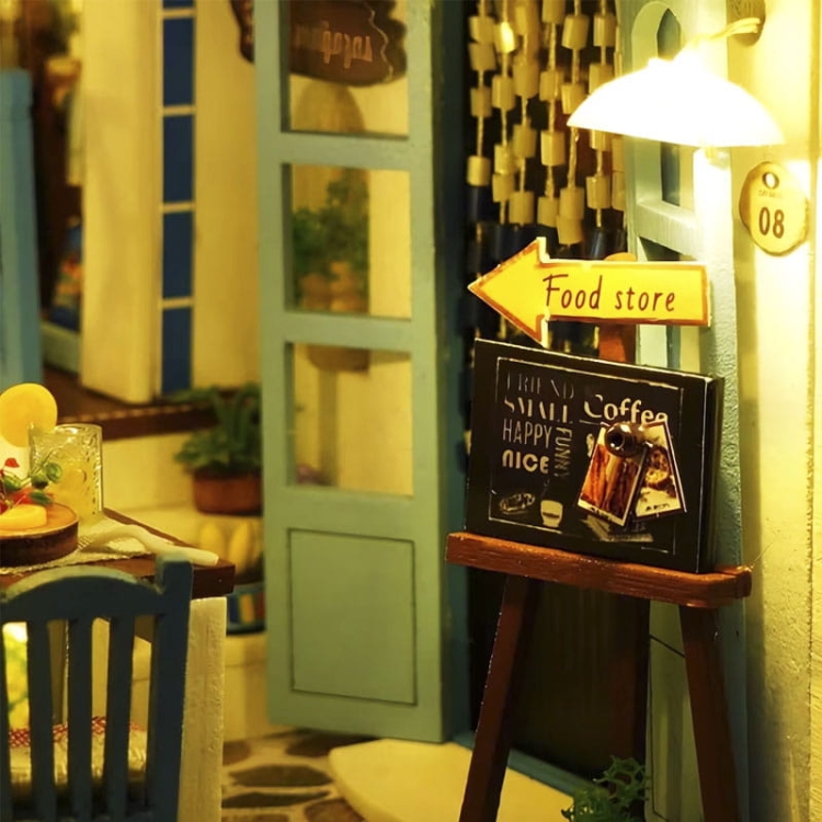 Miniaturowy domek Book Nook - Morska Bryza