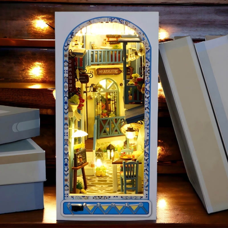 Miniaturowy domek Book Nook - Morska Bryza