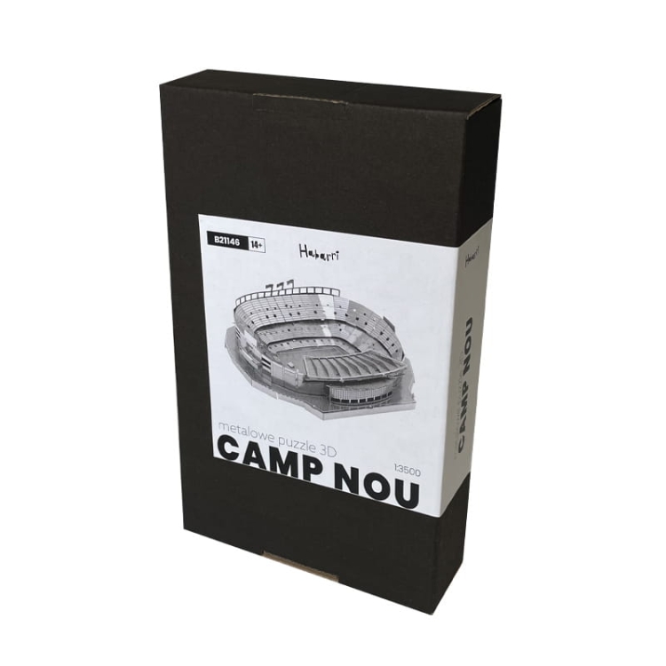 Stadion piłkarski - CAMP NOU - Barcelona FC - Puzzle metalowe 3D